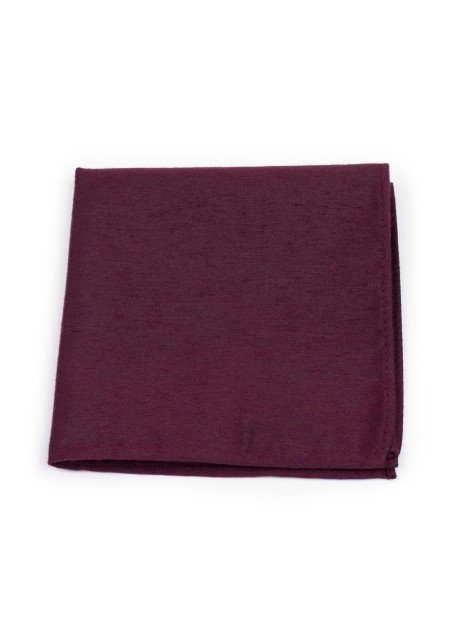 Burgundy Pocket Square