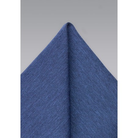 Slate Blue Mens Pocket Square