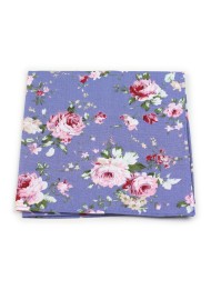 vintage summer cotton hanky with floral prints and roses