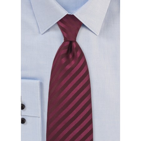 Burgundy Red Kids Necktie