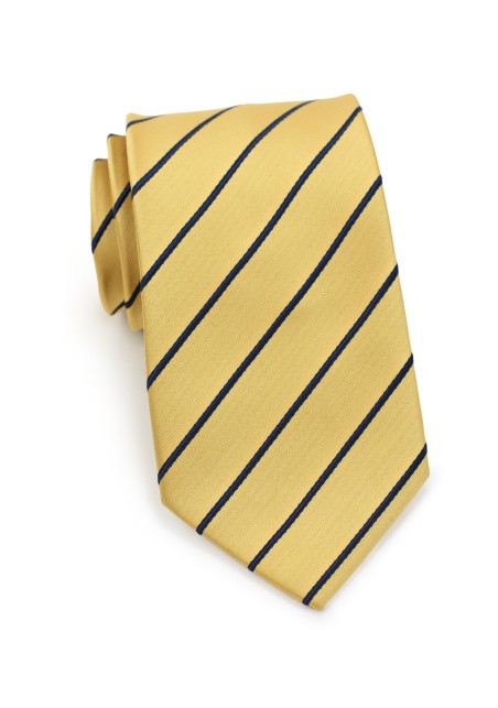 Yellow and Blue Kids Tie with Stripes