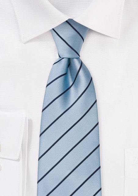 Light Blue and Navy XL Tie