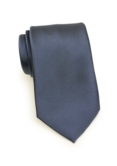 Smoke-Gray Necktie in XL Length