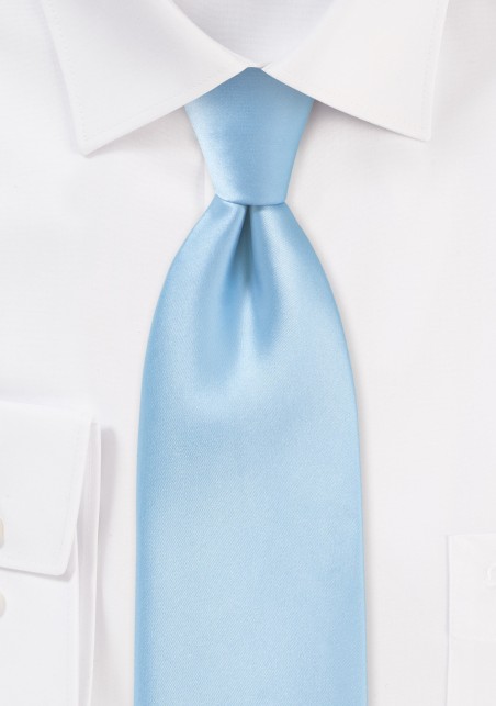 Solid Powder-Blue Kids Necktie