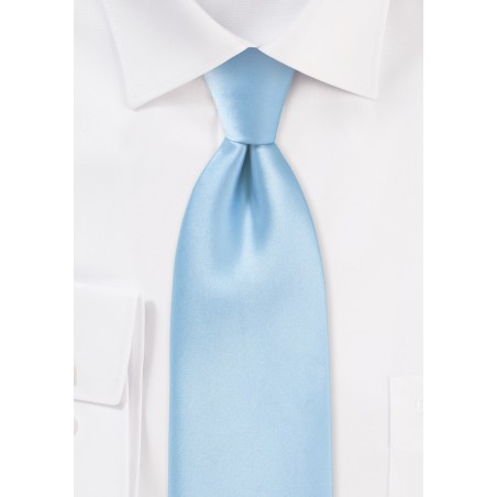Solid Powder-Blue Kids Necktie
