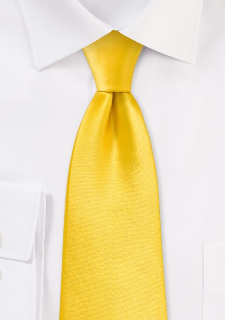 Solid Tie in Bright Sun Yellow