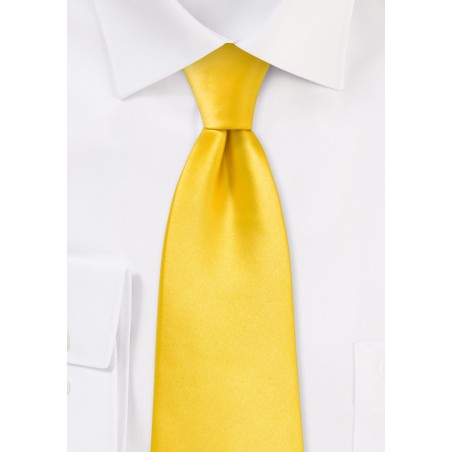 Solid Tie in Bright Sun Yellow