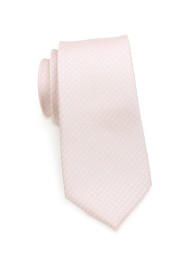 Blush Pink Pin Dot Tie