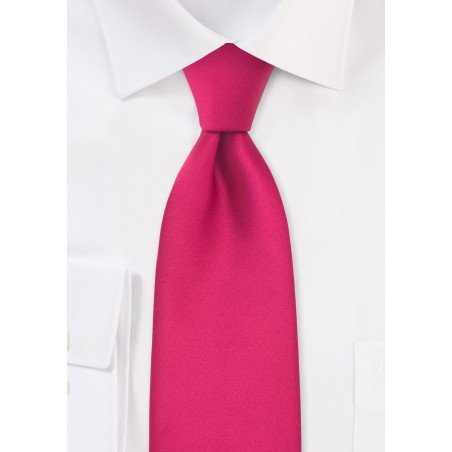 XL Tie in Magenta Pink