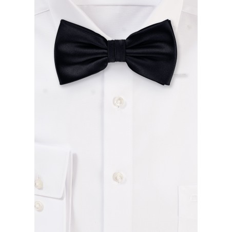 Pre-Tied Black Bow Tie
