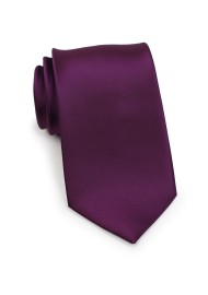 Bright Purple Necktie in XL Size