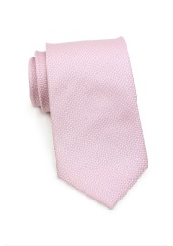 Pink Grenadine Textured Necktie