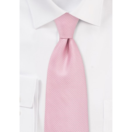 Pink Grenadine Textured Kids Tie