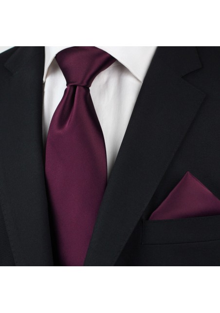 Plum Colored Mens Tie