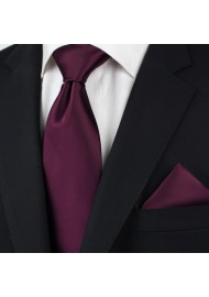 Plum Colored Mens Tie
