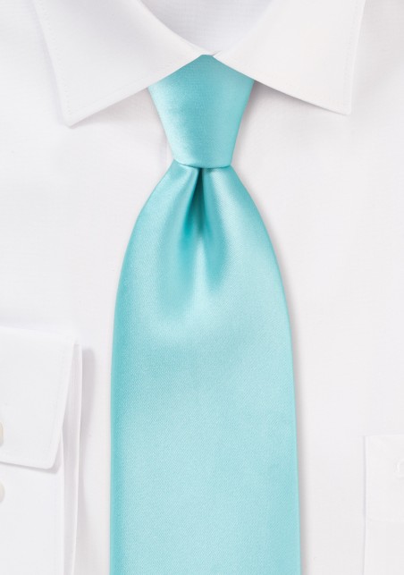 Light Turquoise Blue Necktie