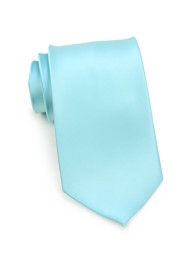 Light Turquoise Blue XL Length Tie