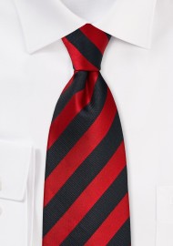 Red and Black Kids Tie