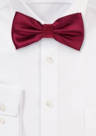 Toddler Bow Tie in Burgundy