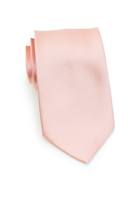 Peach Blush Pink Necktie