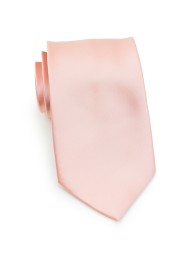 Peach Blush Pink Necktie