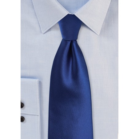 Kids Tie in Solid Royal Blue