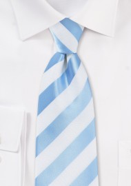 Baby Blue and White Tie