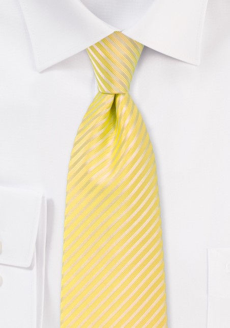 Spring and Summer Tie in Bright Yellow