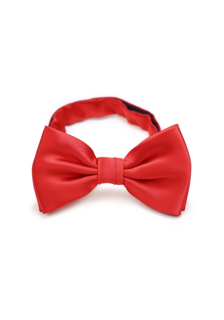Kids Bow Tie in Bright Red