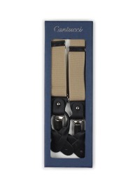 tan dress suspenders Y style