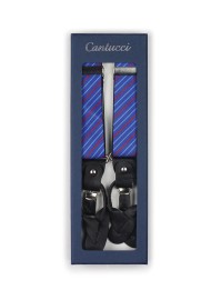 striped suspenders