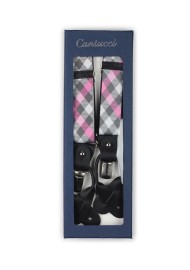 plaid suspenders