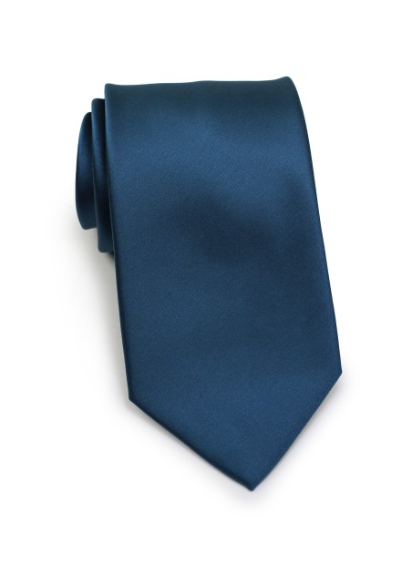 Dark Teal Blue Necktie