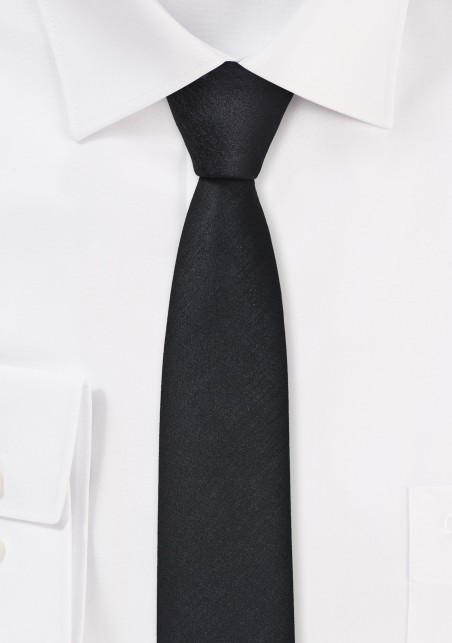 Ultra Skinny Tie in Black
