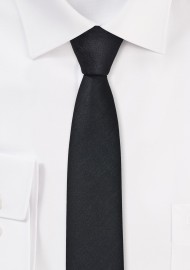 Ultra Skinny Tie in Black
