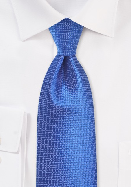Nautical Blue Textured Kids Tie