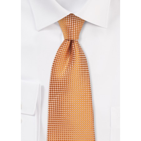 Summer Kids Neck Tie in Tangerine Orange