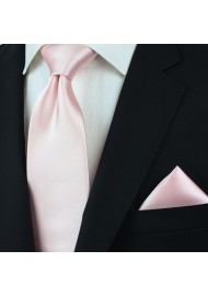 Elegant Men's Tie in Blush Styled