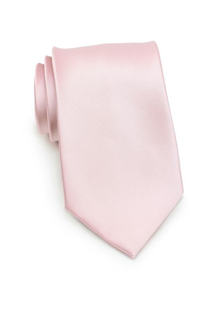 Extra Long Men's Tie in Blush