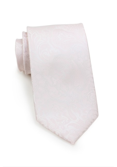 Blush Paisley Kids Necktie