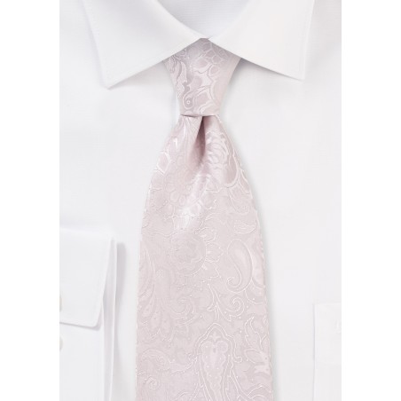 Blush Paisley Kids Necktie