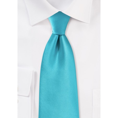 Bright Aqua Colored Necktie