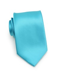 Bright Aqua Colored Necktie