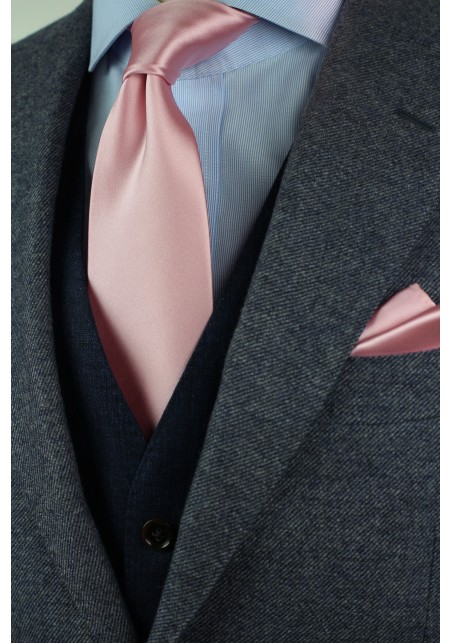 Soft Pink Colored Necktie