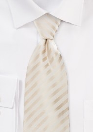 Wedding Neckties - Ivory Color Silk Tie
