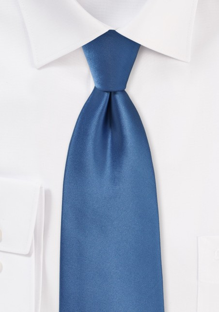 Steel Blue Color Neck Tie