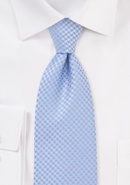 Lightly Patterned Kids Tie in Soft Blue
