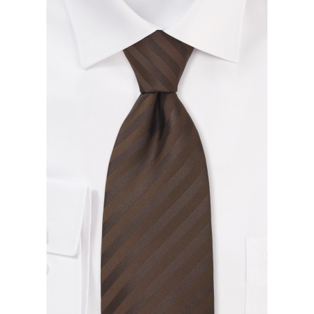 Chocolate Brown Mens Necktie