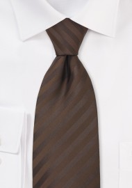 Chocolate Brown Mens Necktie