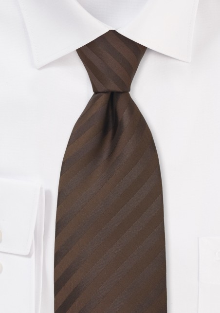 Chocolate Brown Kids Tie